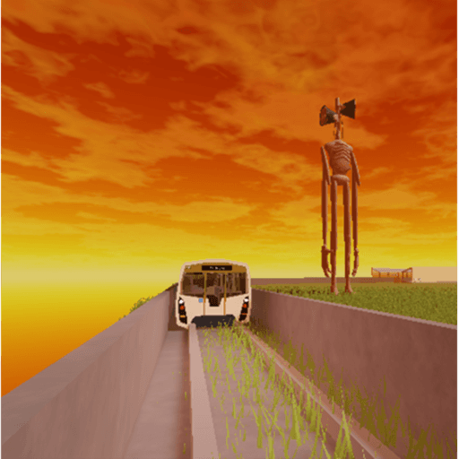 Siren Head [scp] and train