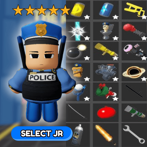 [FREE POWER!] POLICE JR 2 PLAYER ESCAPE PRISON!